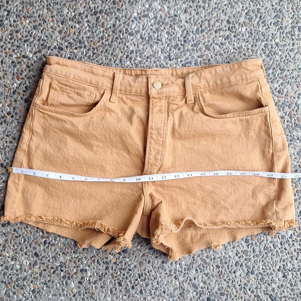 Anthropologie Joe's Jeans The Jessie Relaxed Cut Off Shorts In Almond Size 31 - Picture 9 of 11